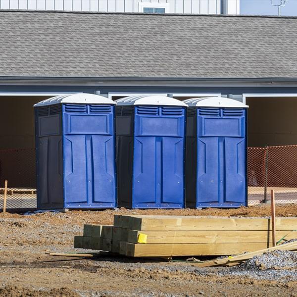 Heavy-duty construction site porta potty in Rutland, Vermont